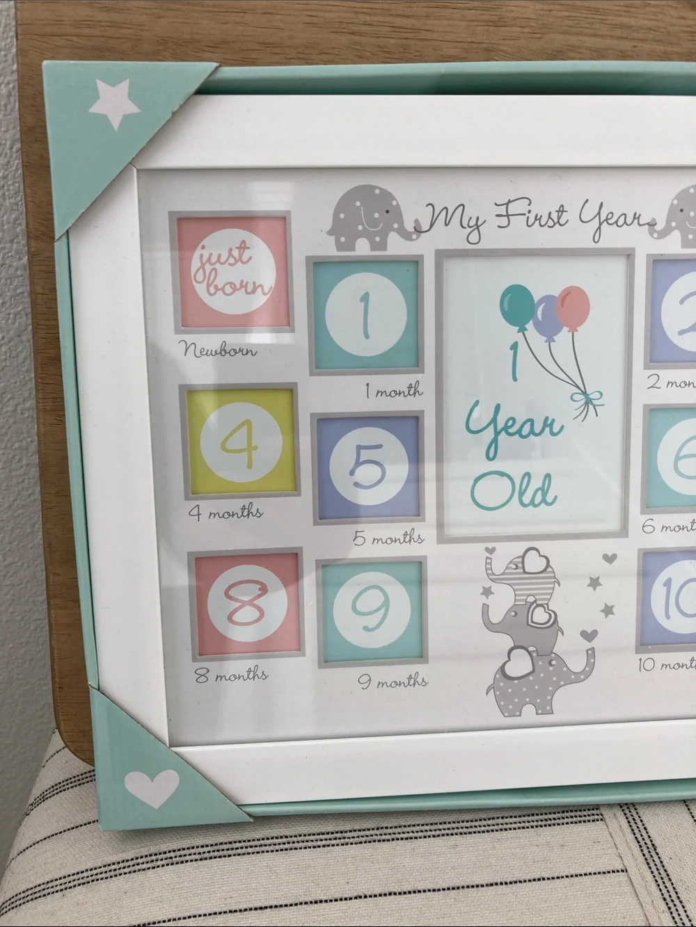 SALE! 50% Off NWT My First Year Baby Milestone Frame  10.75” x 13.75”